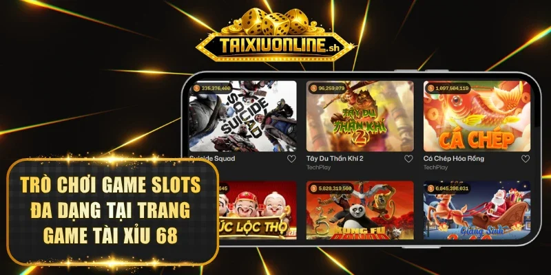 Trò chơi game slots đa dạng tại trang game